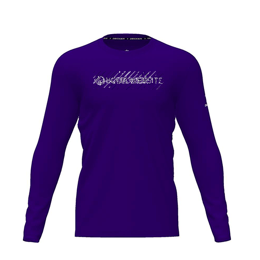 [CUS-DRIF-TEES-PER-CNK-LSL-PUR-YXS-LOGO3] Dri Fit Performance T-Shirt (Youth XS, Purple, Logo 3, Long Sleeve)