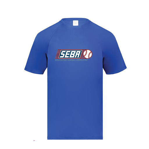 [2790.060.S-LOGO1] Men's Smooth Sport T-Shirt (Adult S, Royal, Logo 1)