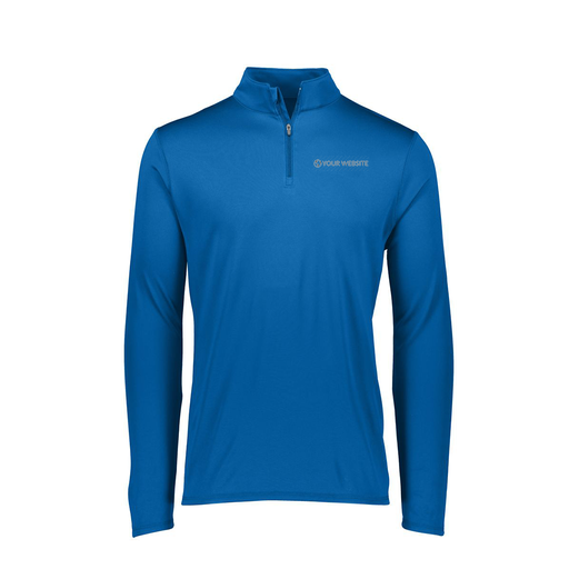 [2785.060.S-LOGO3] Men's Flex-lite 1/4 Zip Shirt (Adult S, Royal, Logo 3)