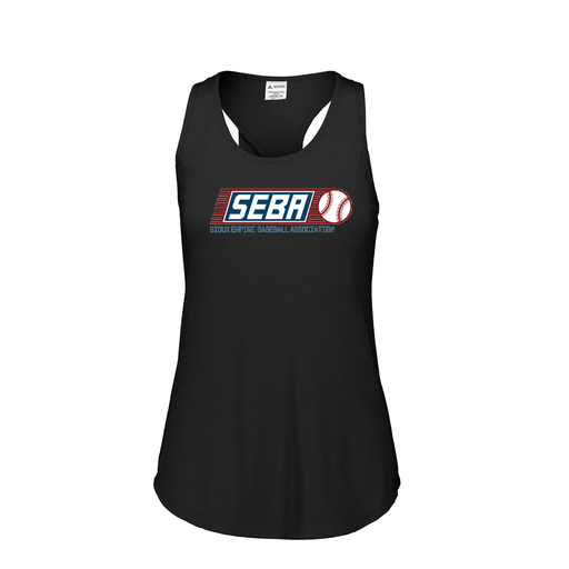 [FT0TUBBK-FAS-LOGO1] Ladies Tri Blend Tank Top (Female Adult S, Black, Logo 1)