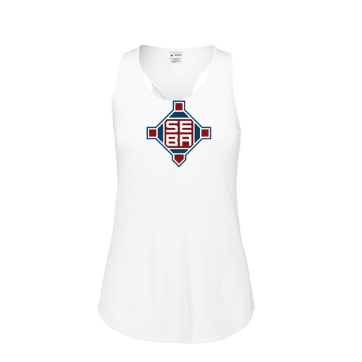 [3078.005.S-LOGO2] Ladies Tri Blend Tank Top (Female Adult S, White, Logo 2)