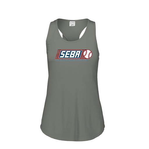 [3078.013.S-LOGO1] Ladies Tri Blend Tank Top (Female Adult S, Gray, Logo 1)