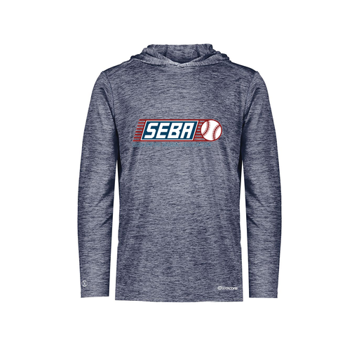 [FOLHCGNV-AS-LOGO1] Decker Men's Charge Hoodie (Adult S, Navy, Logo 1)