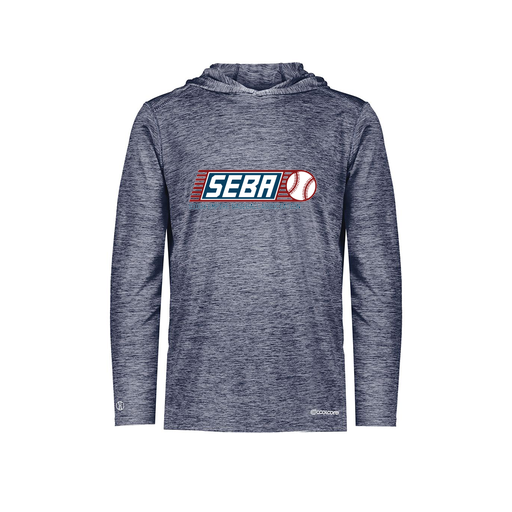 [FOLHCGNV-YS-LOGO1] Decker Youth Charge Hoodie (Youth S, Navy, Logo 1)