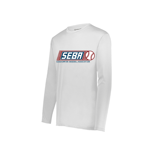 [222822.005.XS-LOGO1] Men's LS Smooth Sport Shirt (Adult XS, White, Logo 1)