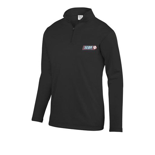 [DFW-FFQZ-BLK-AS-LOGO1] Men's FlexFleece 1/4 Zip (Adult S, Black, Logo 1)