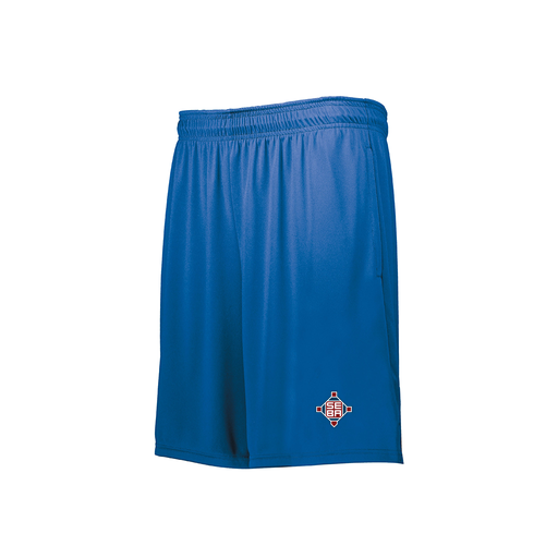 [229511.060.XS-LOGO2] Decker Men's Swift Short (Adult XS, Royal, Logo 2)