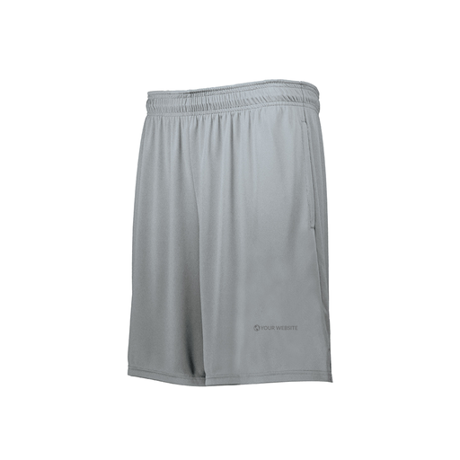 [229511.099.XS-LOGO3] Decker Men's Swift Short (Adult XS, Silver, Logo 3)