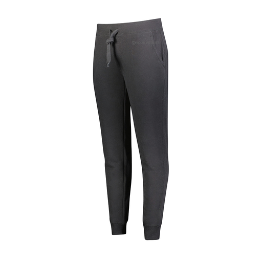 [229748.080.XS-LOGO3] Ladies 60/40 Fleece Jogger (Female Adult XS, Black, Logo 3)