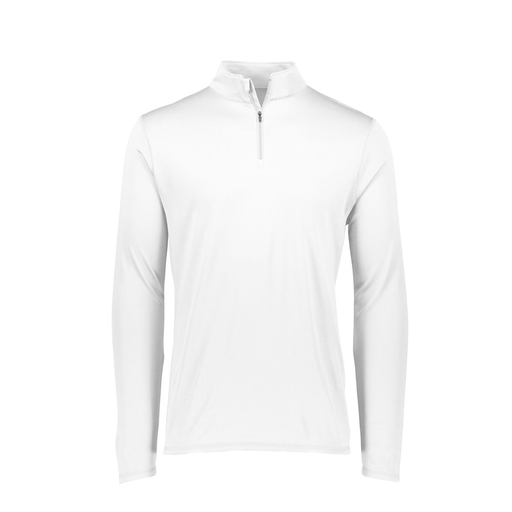[FTLQFLWH-FAXS-LOGO4] Ladies Flex-Lite 1/4 Zip Shirt (Female Adult XS, White, Logo 4)